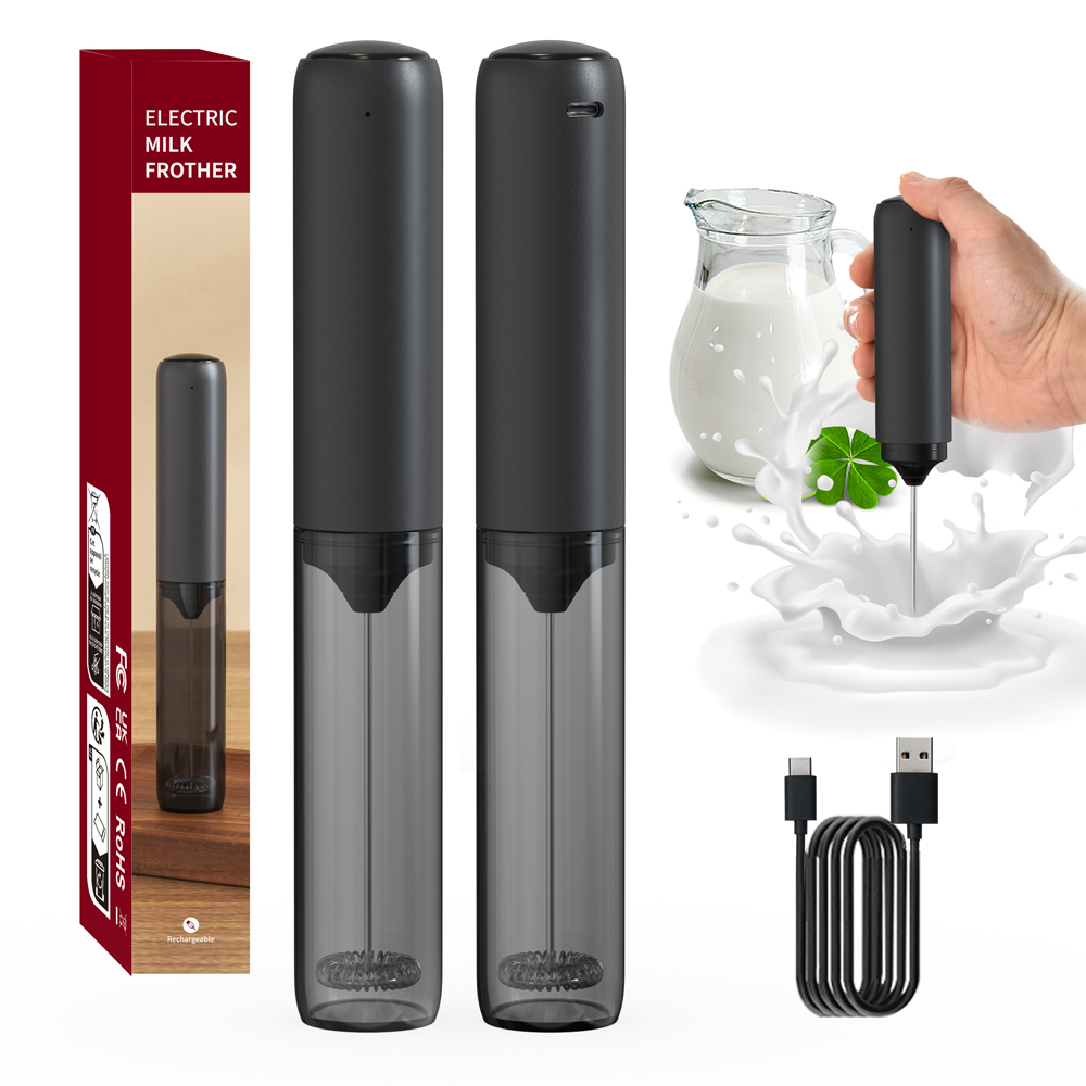 Kitchen Appliances Australia - キッチン強力なスターラーミルク泡立て器ハンドヘルドフォームメーカーラテ泡立て器ドリンクミキサーコーヒー電気充電式卵ビーター