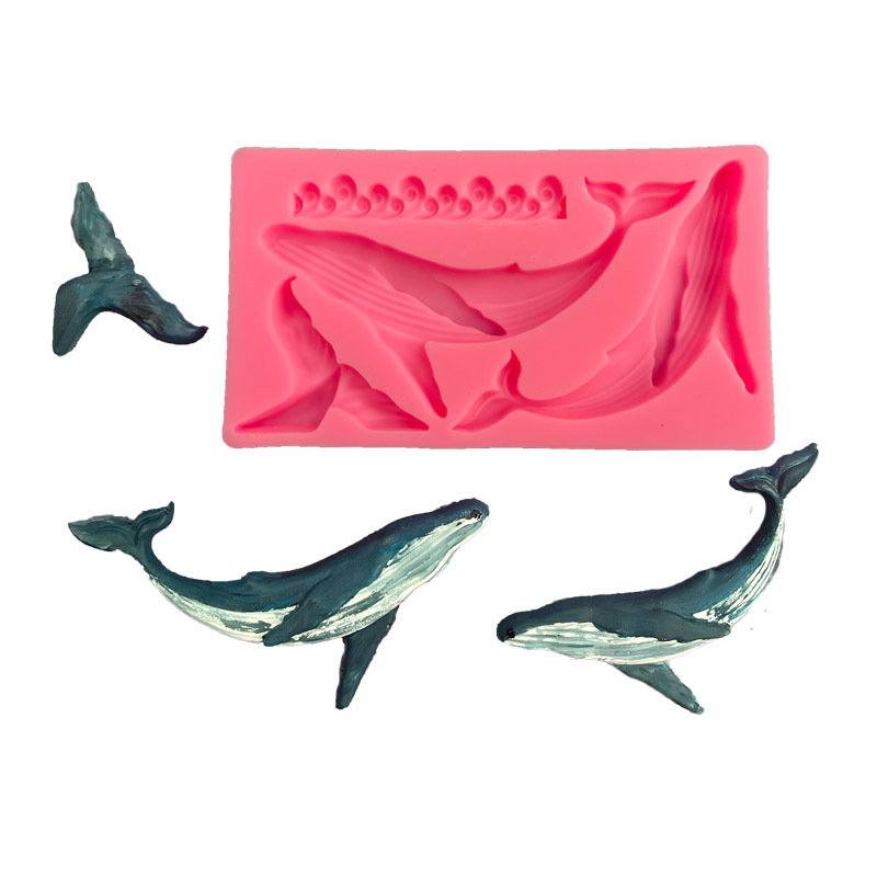 Kitchen Appliances Store - シリコンクジラ型,日曜大工,オーシャンシリーズ,フォンダン,ケーキデコレーションツール,キッチンアクセサリー,ベーキング用品