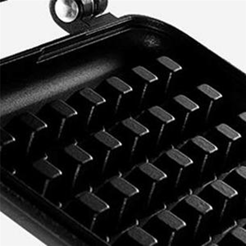 Waffle Iron Belgian - 1 個ストーブトップワッフル鉄板ディープフィルノンスティックアルミ合金伝統的なベルギーワッフルメーカー簡単にきれいな B