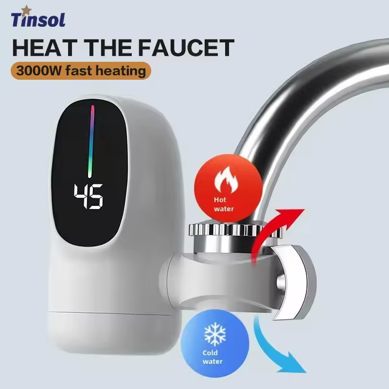 Kitchen Appliances Australia - 110V 高速加熱電気ヒーター蛇口省エネ温冷ミキサーインスタントデジタルディスプレイ温水タップキッチンバスルーム用