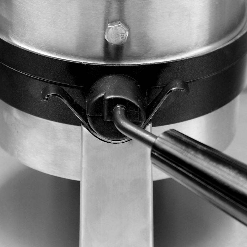Waffle Iron Belgian - HF-8 ダブル回転式ベルギーワッフルメーカー、ケトチャッフルアイロン、ノンスティック電気ワッフルオーブン