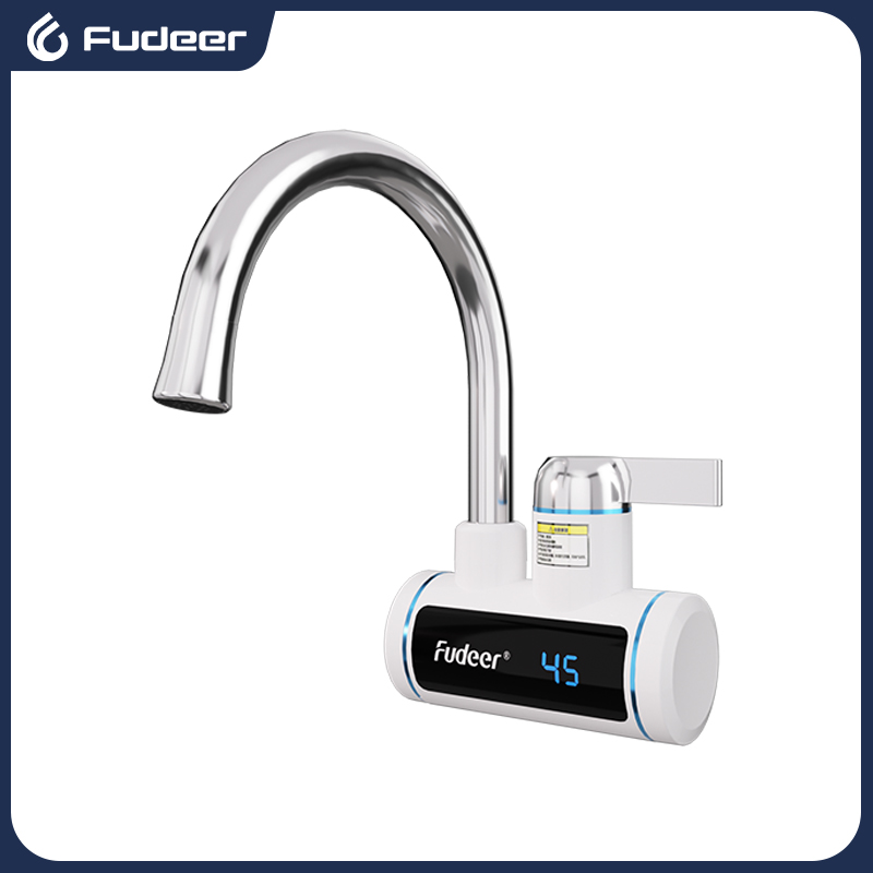 Kitchen Appliances Australia - Fudeer 電気温水器 220V キッチン蛇口 タンクレス瞬間加熱水栓 流れる温水ミキサー