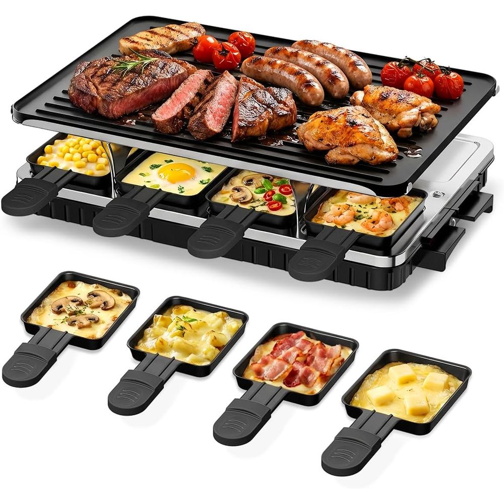 ラクレットテーブルグリル、2-in-1韓国式BBQグリル＆電 - Raclette Grill Table のレビューと価格