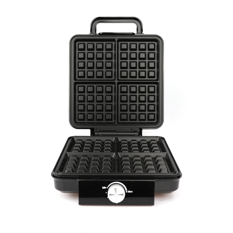 ステンレス製4枚焼き大型ベルギーワッフルメーカー、パーソナル - Waffle Iron Belgian のレビューと価格