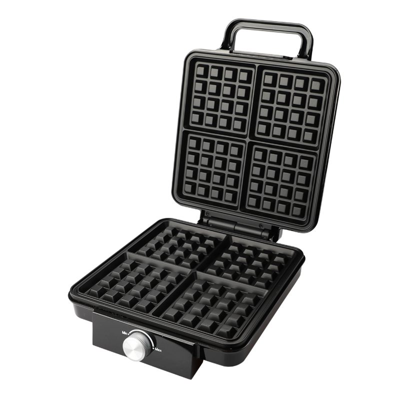 ステンレス製4枚焼き大型ベルギーワッフルメーカー、パーソナル - Waffle Iron Belgian のレビューと価格