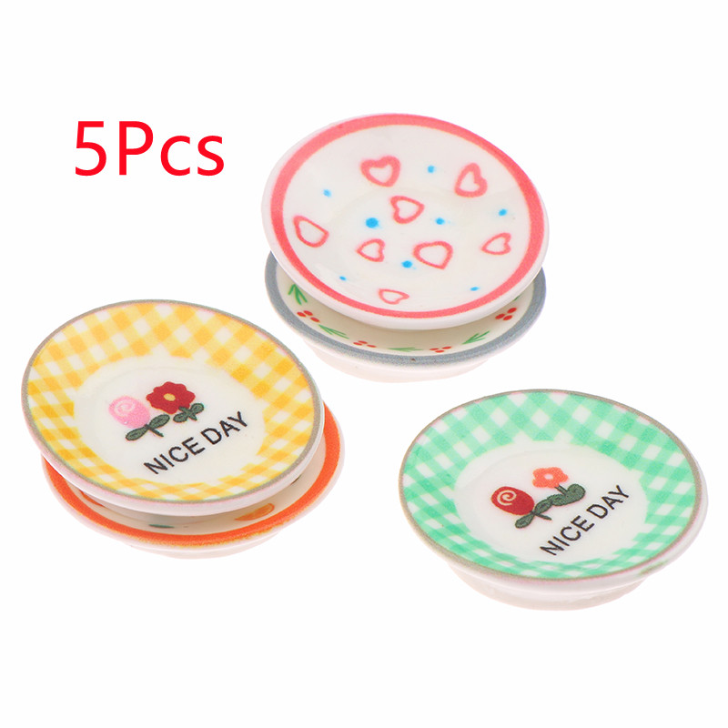 5 個 1/12 ドールハウスミニプレート皿モデルドールハウ - Kitchen Appliances Store のレビューと価格