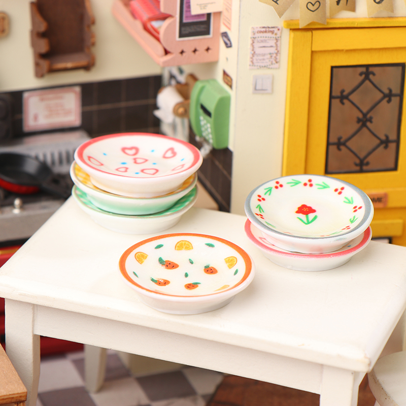 5 個 1/12 ドールハウスミニプレート皿モデルドールハウ - Kitchen Appliances Store のレビューと価格