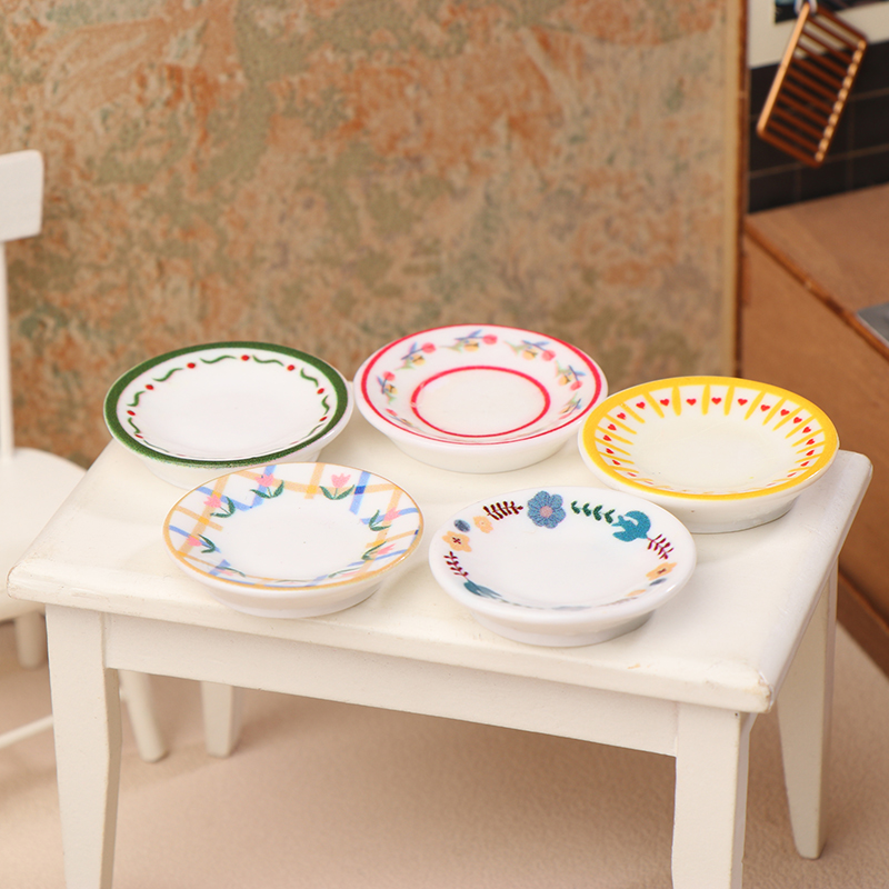 5 個 1/12 ドールハウスミニプレート食器モデルドールハ - Kitchen Appliances Store のレビューと価格