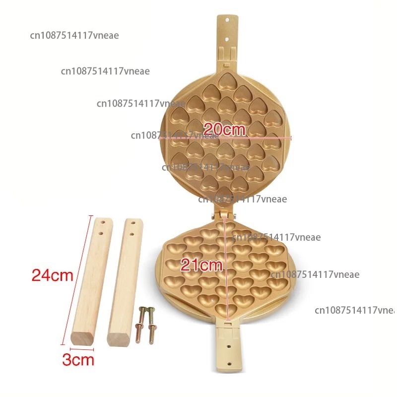 業務用ハート型ベルギーワッフルメーカー ステンレス製ワッフル - Waffle Iron Belgian のレビューと価格