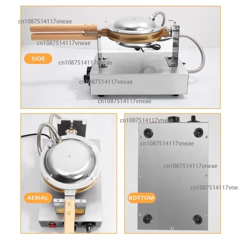 業務用ハート型ベルギーワッフルメーカー ステンレス製ワッフル - Waffle Iron Belgian のレビューと価格