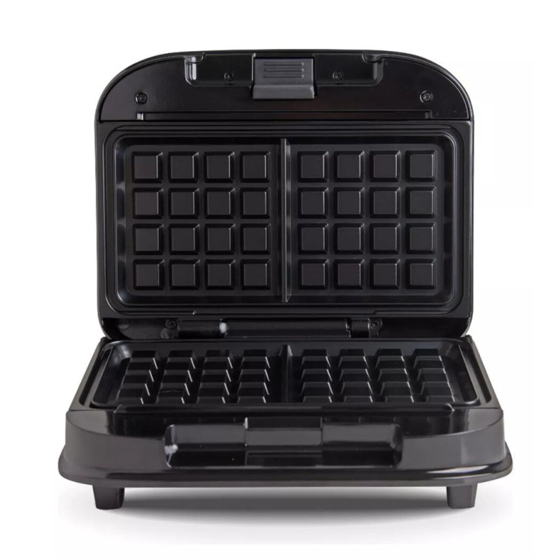 コンパクトな2枚焼きベルギーワッフルメーカー、取り外し可能な - Waffle Iron Belgian のレビューと価格