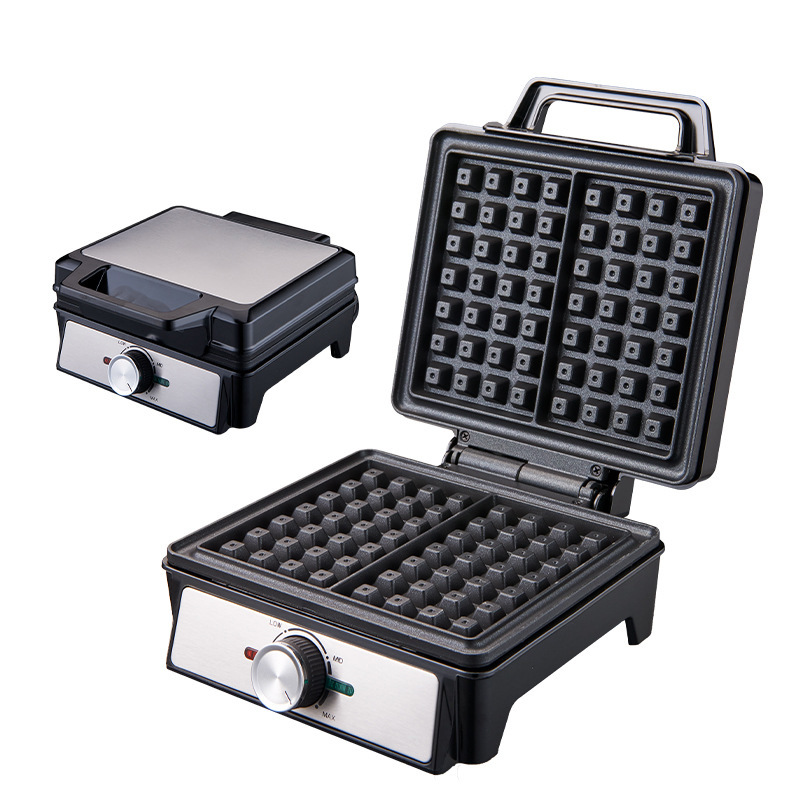 ワッフルメーカー 2枚焼き 温度調節可能 電気朝食ベルギーワ - Waffle Iron Belgian のレビューと価格