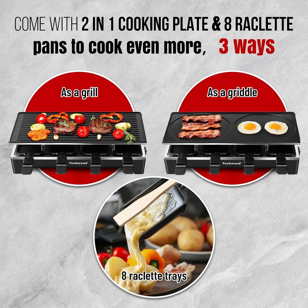 ラクレットグリル、電気テーブル型室内グリル、韓国式BBQグリ - Raclette Grill Table のレビューと価格