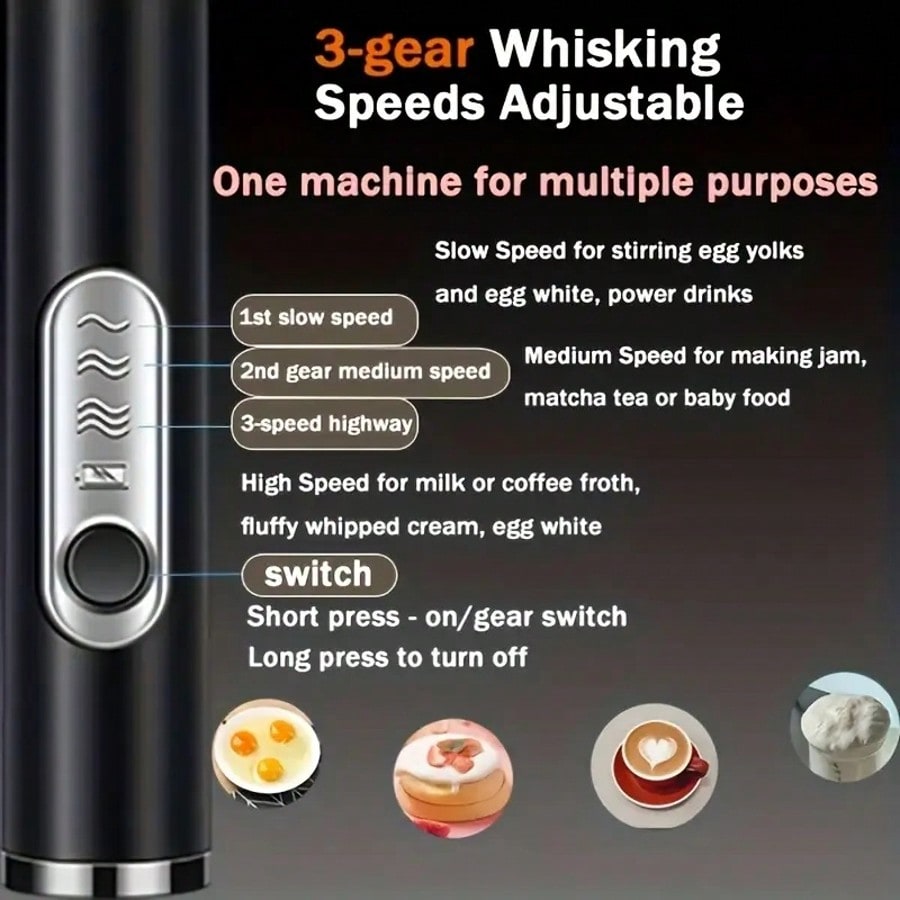 1パック入りハンドヘルド電動ミキサー、卵ビーター、ミルク泡立 - Kitchen Appliances Australia のレビューと価格