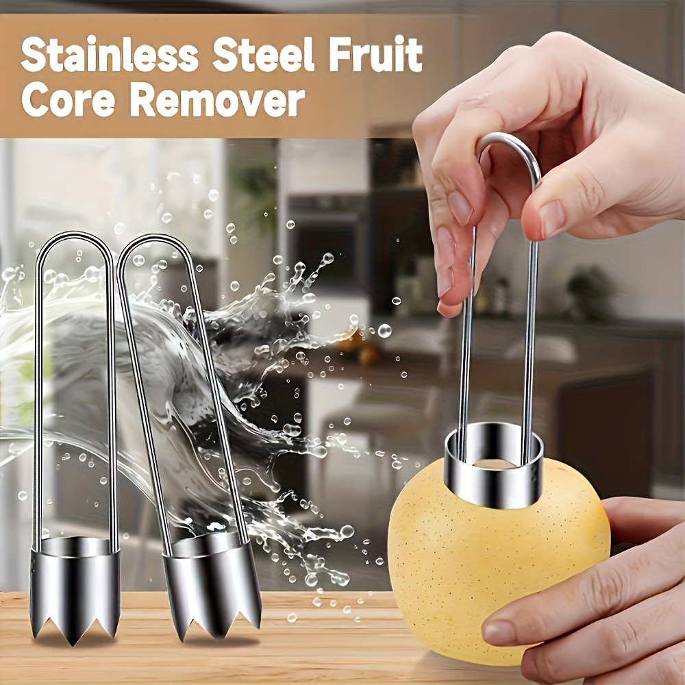 ステンレス製果物野菜芯抜き器、ピーマン種子除去ツール、リンゴ - Kitchen Appliances Store のレビューと価格