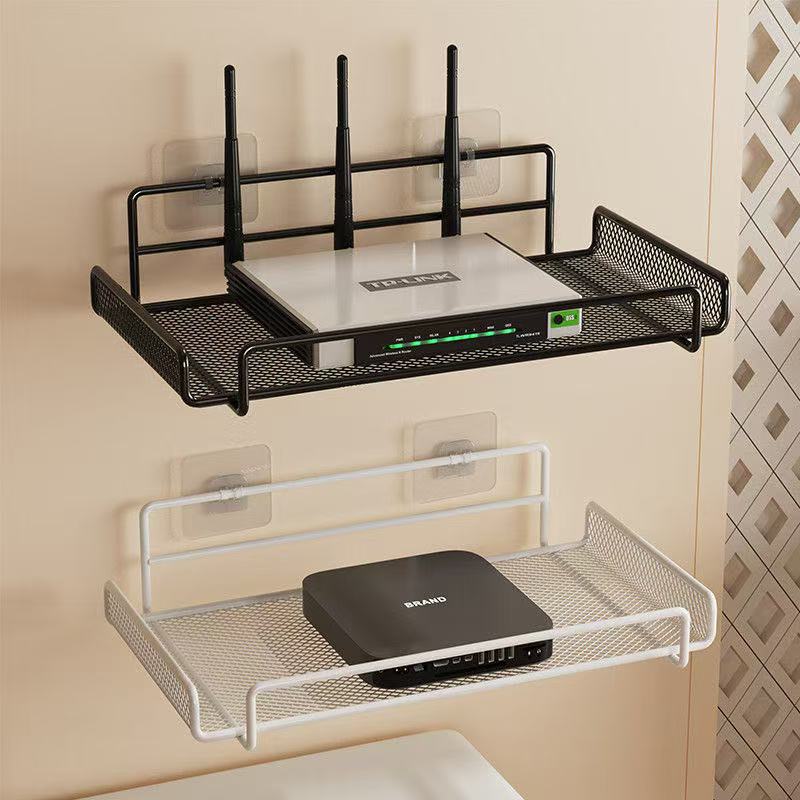 ステンレス製ルーターシェルフ 穴あけ不要 WiFi 壁掛けル - Kitchen Appliances Store のレビューと価格